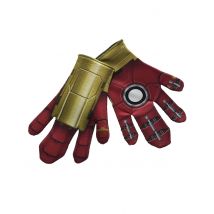 Infinity War Hulk Buster handschoenen voor volwassenen - Thema: Bekende personages - Rood - Maat Uniek Formaat