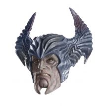 Steppenwold Justice League latex masker voor volwassenen - Thema: Bekende personages - Zilver / Grijs - Maat Uniek Formaat