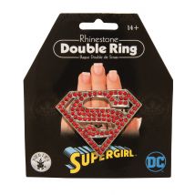Dubbele Supergirl ring - Thema: Bekende personages - Maat Uniek Formaat