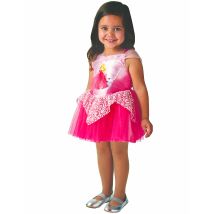 Roze prinses Aurora ballerina kostuum voor meisjes - Thema: Prinsessen - Roze - Maat 92/104 (3-4 jaar)