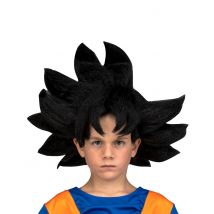 Dragon Ball Goku pruik voor kinderen - Thema: Cosplay - Zwart - Maat One Size