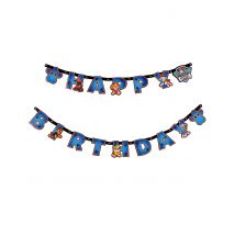 Paw Patrol Happy Birthday slinger - Thema: Sfeer decoratie - Gekleurd - Maat One Size