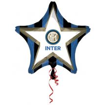 Aluminium Inter ster ballon - Thema: Sfeer decoratie - Gekleurd - Maat Uniek Formaat