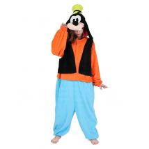 Goofy Kigurumi kostuum voor volwassenen - Thema: Warme carnavalskleding - Gekleurd - Maat M / L