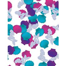Glitter zeemeermin tafelconfetti - Thema: Feeën wereld - Gekleurd - Maat Uniek Formaat