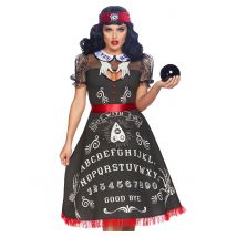 Luxe waarzegster kostuum voor vrouwen - Thema: De meest originele Halloween - Zwart - Maat L