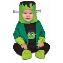 Klein Frankie kostuum voor baby's - Thema: Magie en Horror - Groen - Maat 1-2 jaar