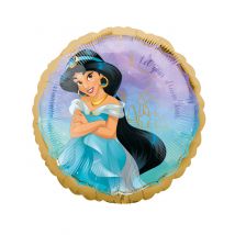 Jasmijn Disney folieballon 43 cm - Thema: Bekende personages - Multicolore - Maat Uniek Formaat