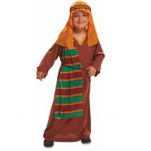 Bruin herder kostuum voor jongens - Thema: Kerststalletje - Bruin - Maat 5 - 6 jaar