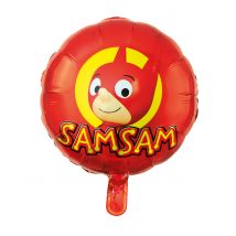 SamSam folieballon 45 cm - Thema: Bekende personages - Rood - Maat Uniek Formaat
