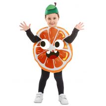 Klein oranje kinderkostuum - Thema: Humoristisch - Oranje - Maat 1 - 2 jaar (80-91 cm)