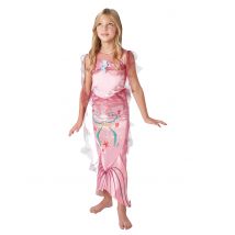 Roze zeemeerminvermomming voor meisjes - Thema: Feeën wereld - Roze - Maat 92/104 (3-4 jaar)