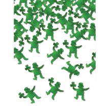 Groen St. Patrick kabouter confetti 42 gr - Groen - Maat Uniek Formaat