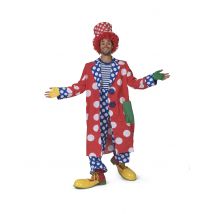 Clownsjas met stippen voor heren - Thema: Circus/ Clowns - Multicolore - Maat Uniek Formaat