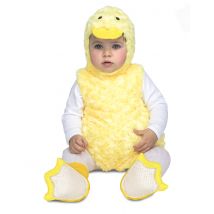 Kleine gele eend kostuum voor baby's - Thema: Dieren - Geel - Maat 1-2 jaar