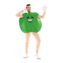 Groen snoepkostuum voor volwassenen - Thema: Humoristisch - Groen - Maat One size