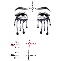 Sieraden glitters Non - Thema: Magie en Horror - Zwart - Maat Uniek Formaat