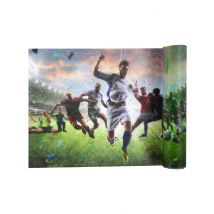 Vliestafelloper voetbalkampioen 5m x 30 cm - Thema: Sport - Multicolore - Maat Uniek Formaat