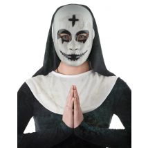 Volwassen satanisch nonnen masker - Thema: Duivelse non en priester - Multicolore - Maat One Size