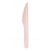 50 Houten messen 16,5 cm, natuurlijk, milieuvriendelijk - Grijs, Wit - Maat Uniek Formaat