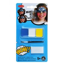 Oosterse prinses make-up kit met kwastje en sponsje voor meisjes - Thema: Prinsessen - Grijs, Wit - Maat Uniek Formaat