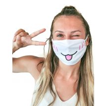 Mondmasker met kattenprint voor volwassenen - Thema: Dieren - Multicolore - Maat Uniek Formaat