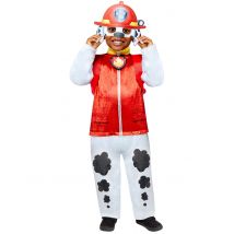 Marcus Paw Patrol deluxe kostuum voor kinderen - Thema: Dieren - Grijs, Wit - Maat 92/104 (3-4 jaar)