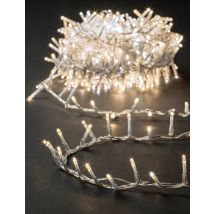 Buitenverlichting warm wit 500 led 12,5 m met 8 effecten - Thema: Feeën wereld - Grijs, Wit - Maat Uniek Formaat