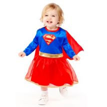 Supergirl kostuum voor baby's - Thema: Baby - Blauw - Maat 86/92 (18-24 maanden)