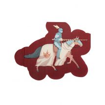 16 ridder servetten 33 x 24 cm - Thema: Middeleeuwen - Rood - Maat Uniek Formaat