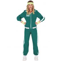 Deelnemerspak Groen Nummer 457 Vrouwen - Thema: Bekende personages - Groen - Maat L (40)