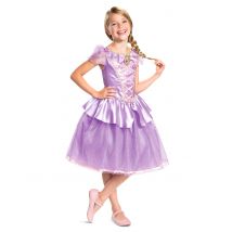 Rapunzel deluxe vermomming meisje - Thema: Bekende personages - Paars - Maat 110/128 (4-6 jaar)