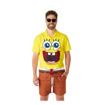 SpongeBob Volwassen Suitmeister Zomerkostuum - Thema: Bekende personages - Geel - Maat L (EU 54)