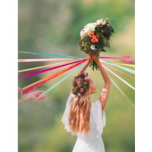 Lintspel voor bruiloft, 15 veelkleurige linten - Overige - Maat Uniek Formaat