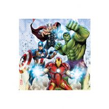 20 Papieren servetten Avengers 33 x 33 cm - Thema: Bekende personages - Multicolore