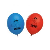 6 Latex ballonnen 27 cm One Piece - Thema: Bekende personages - Multicolore