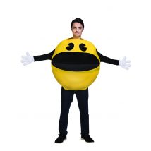 Pac-Man Kostuum volwassenen - Thema: Video spelletjes - Geel - Maat Uniek Formaat