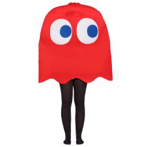 Blinky kostuum Pac-Man volwassenen - Thema: Video spelletjes - Rood - Maat Uniek Formaat