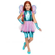 Bloom Kostuum Winx Meisjes - Thema: Comics, Cartoons - Blauw - Maat 98/104 (3-4 jaar)