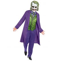 Klassiek Joker-kostuum voor heren - Thema: Bekende personages - Paars - Maat XL