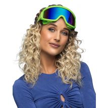 Skibril volwassenen groen - Thema: Sport - Groen - Maat Uniek Formaat