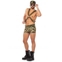 Sexy soldatenkostuum voor mannen - Multicolore - Maat XL