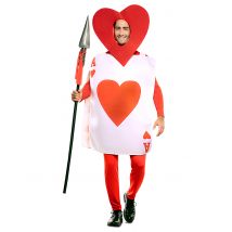 Hartenaas Kostuum volwassenen - Thema: Comics, Cartoons - Rood - Maat One size
