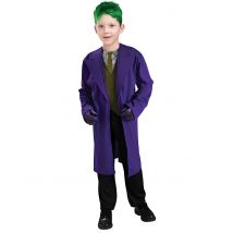 Verkleedpak The Joker Dark Knight - Thema: Bekende personages - Paars - Maat 146/158 (11 -13 jaar)