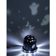 Halloween Disco Projector met Geluid - Thema: Magie en Horror - Zwart