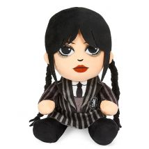 Knuffel Wednesday Addams - Thema: Kerst cadeau ideeën - Zwart