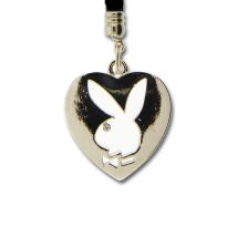 Srebrny klejnot do telefonu Playboy 6cm