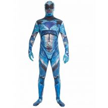 Kostium Morphsuits Deluxe Niebieski kombinezon Power Rangers dla dorosłych