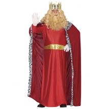 Czerwony kostium króla maga dla dorosłych