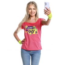 T-shirt Kocham różową kobiecość z lat 90-tych